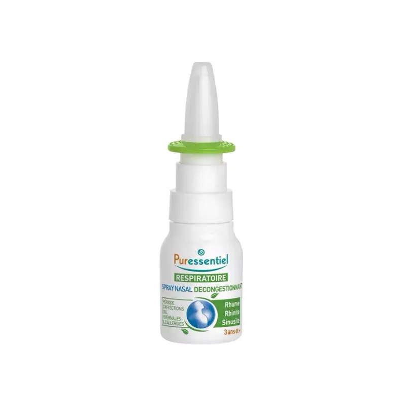 Puressentiel Respiratoire Spray Nasal Décongestionnant 15ml
